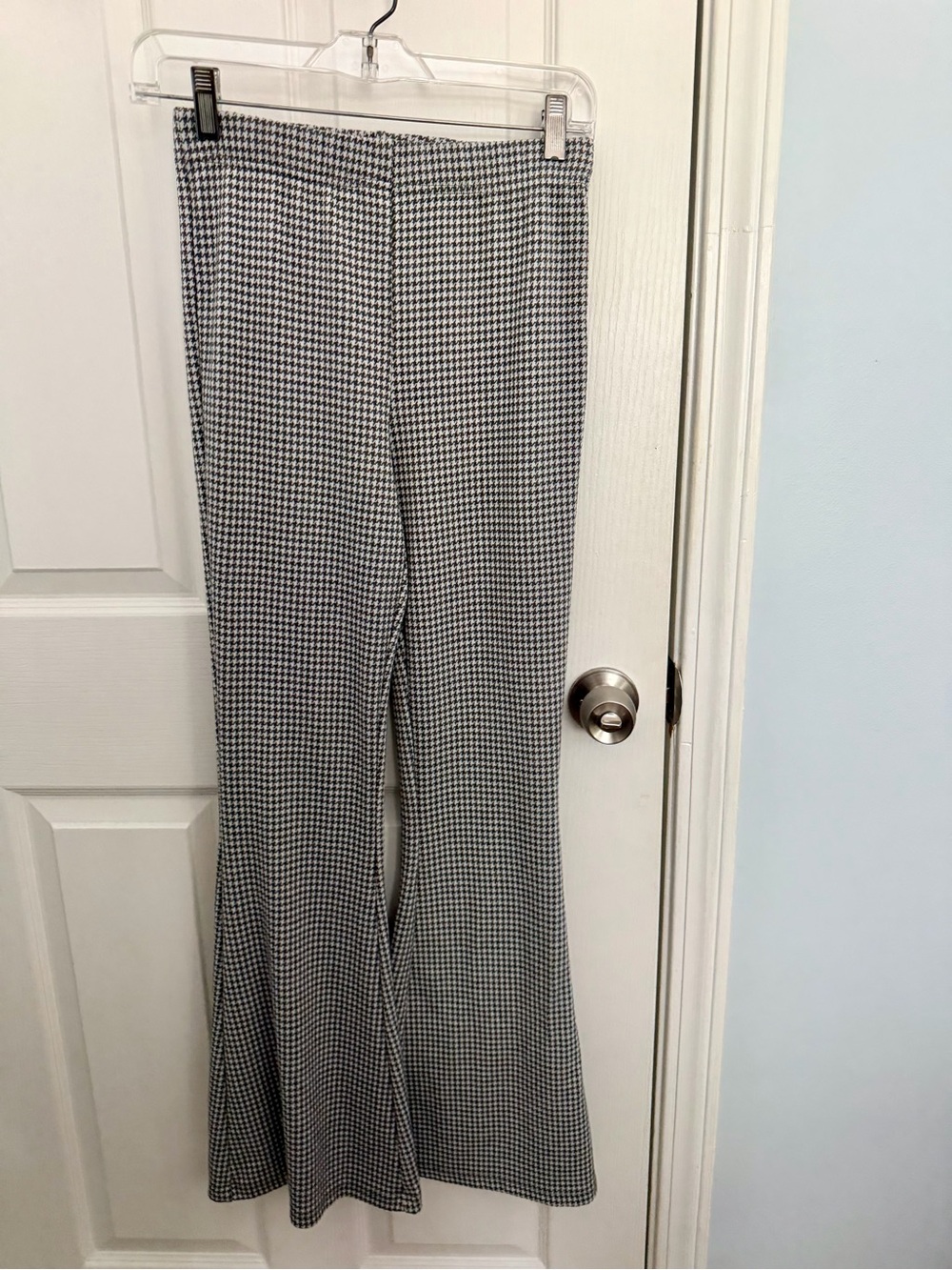 Wild Fable Houndstooth Flare Pants XS | Stretch Pull-On Pants